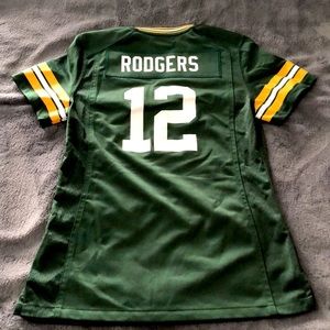 Women’s small Aaron Rodgers jersey. On Field brand by Nike.